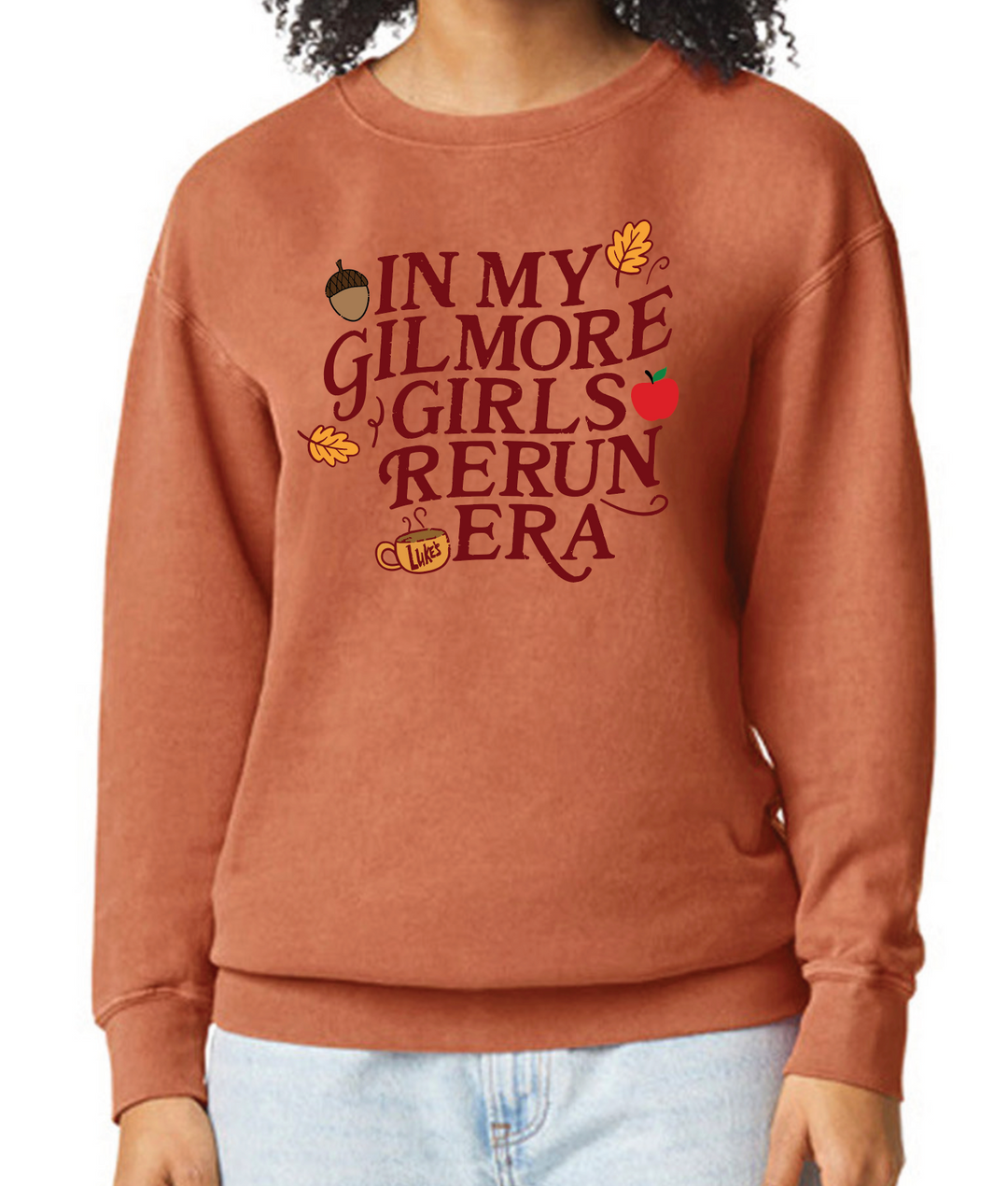 Pre-order ONLY! Gilmore Girls Rerun Era Crew Sweatshirt - Available in several colors!