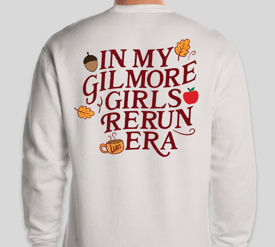 Pre-order ONLY! Gilmore Girls Rerun Era Crew Sweatshirt - Available in several colors!
