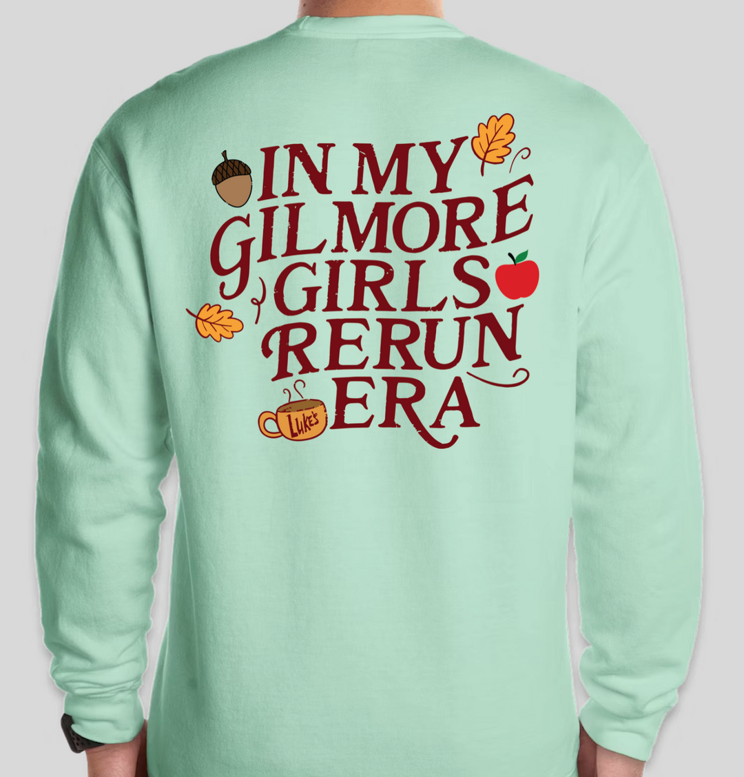 Pre-order ONLY! Gilmore Girls Rerun Era Crew Sweatshirt - Available in several colors!