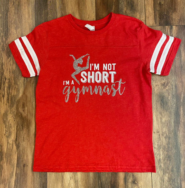 I'm Not Short, I'm a Gymnast - Red (Youth Medium)