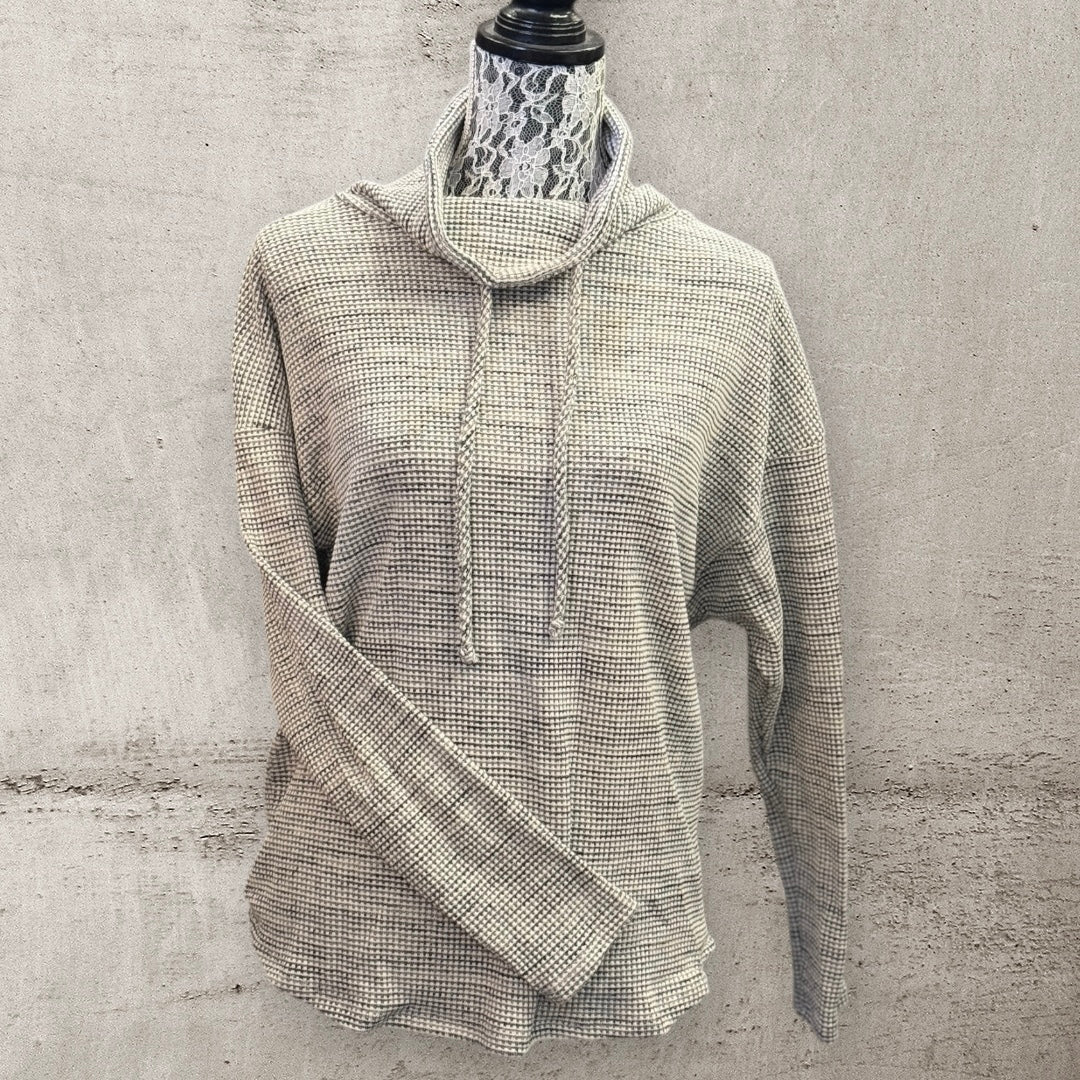 Aspen Waffle Textured Turtleneck